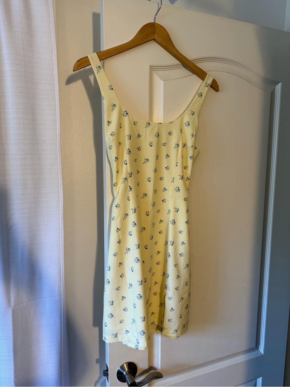 Abercrombie & Fitch Yellow Floral Slip Dress